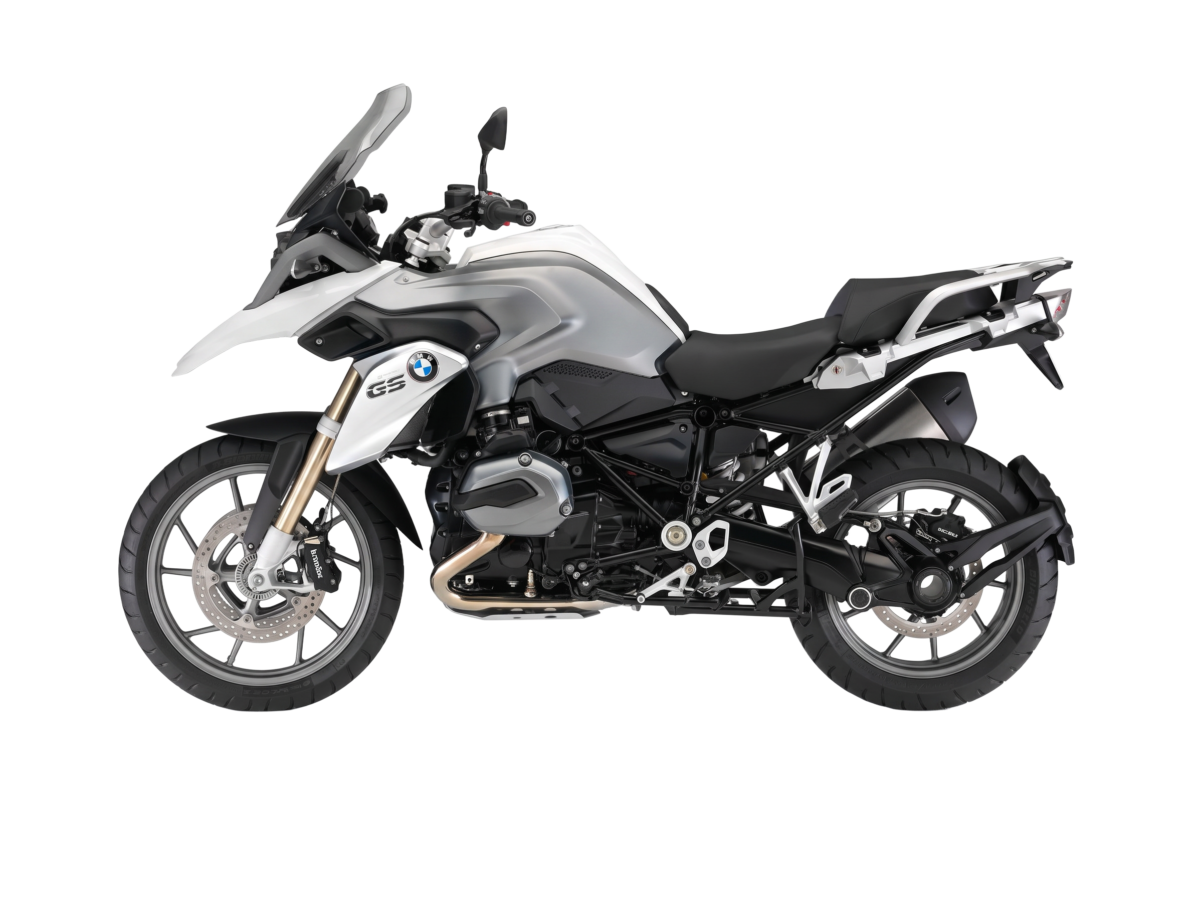 BMW R 1200 GS real em fundo branco